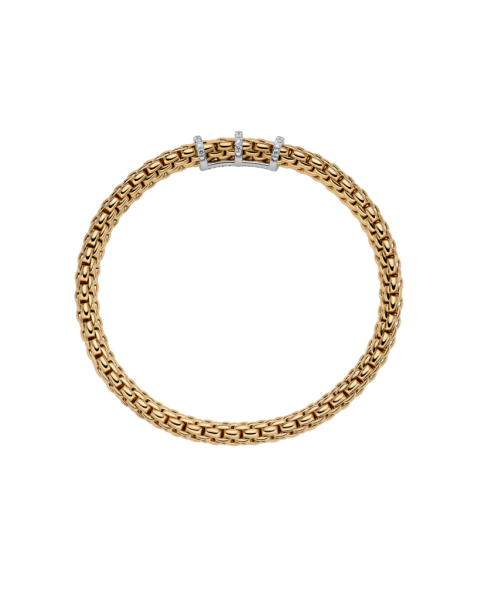 Fope Vendôme Flex it Gelbgold Armband mit Diamant-Pavé 59202BX_PB