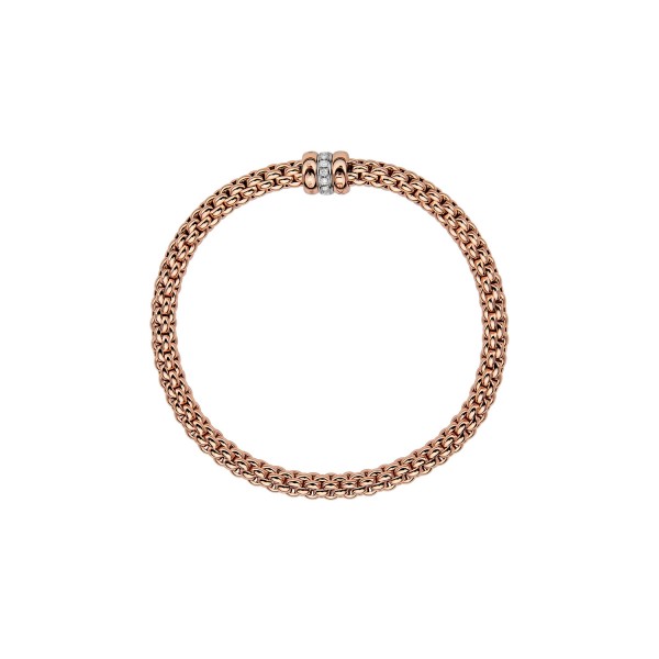 Fope Solo Flex it Roségold Armband mit Diamanten 62106BX_BB_R_RBR