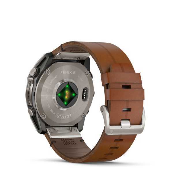 Garmin fēnix 8 - 51 mm AMOLED Sapphire Graphit/Carbongrau Titan 010-02905-40