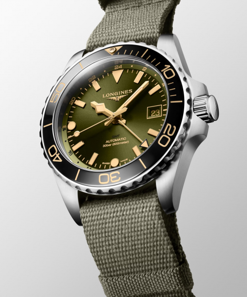 HydroConquest GMT Automatic Ø 41 mm L3.790.4.06.2