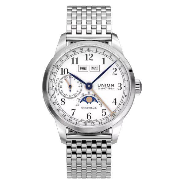 Union Glashütte 1893 Johannes Dürrstein Edition Mondphase D007.458.11.017.00 bei Juwelier Hungeling