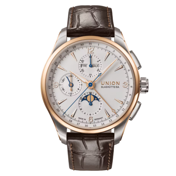 Union Glashütte Belisar Chronograph Mondphase D907.425.46.017.01 bei Juwelier Hungeling