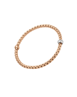 Vorschau: Fope Eka Flex it Roségold Vorschau: Fope Eka Flex it Roségold Armband mit Diamanten in Rautenfassung 73101BX_BB_R_XBX