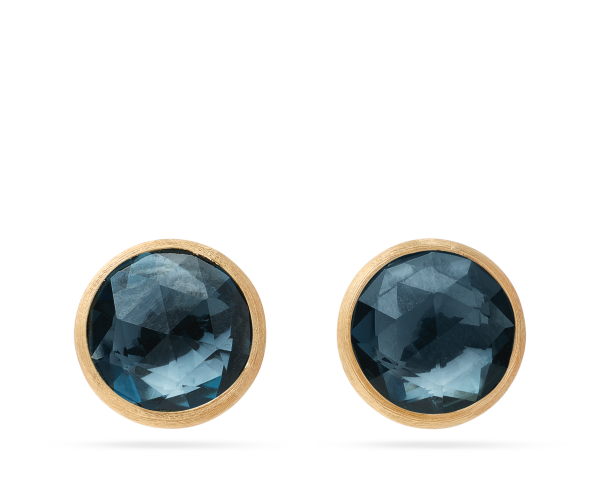 Marco Bicego Jaipur Colour Ohrstecker aus Gold mit London-Blue-Topas, groß OB1739_TPL01_Y_02 bei Juwelier Hungeling