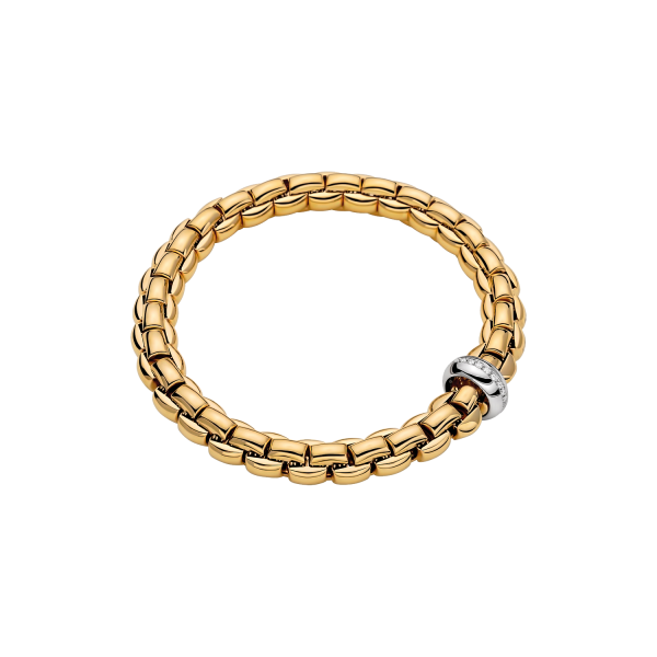 Fope Eka Anniversario Flex it Gelbgold Armband mit Diamanten 60711BX_BB