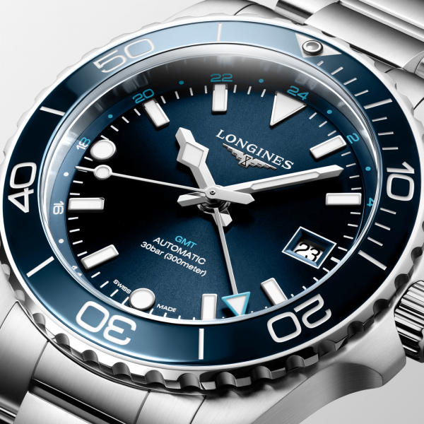 HydroConquest GMT Automatic Ø 41 mm L3.790.4.96.6