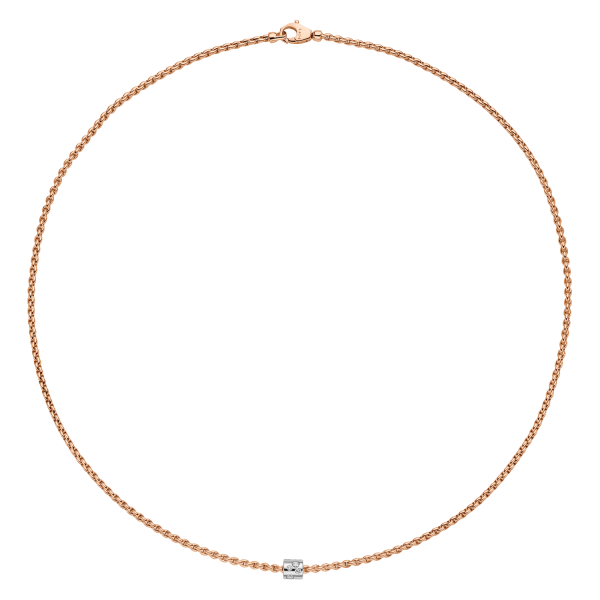 Fope Aria Roségold Kette mit Brillanten 890C BBR bei Juwelier Hungeling