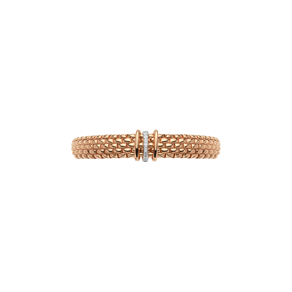 Fope Panorama Flex it Roségold Armband mit Diamanten 58704BX_BB