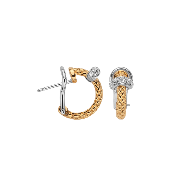 Fope Prima Gelbgold Ohrringe mit Diamanten OR747 BBR bei Juwelier Hungeling