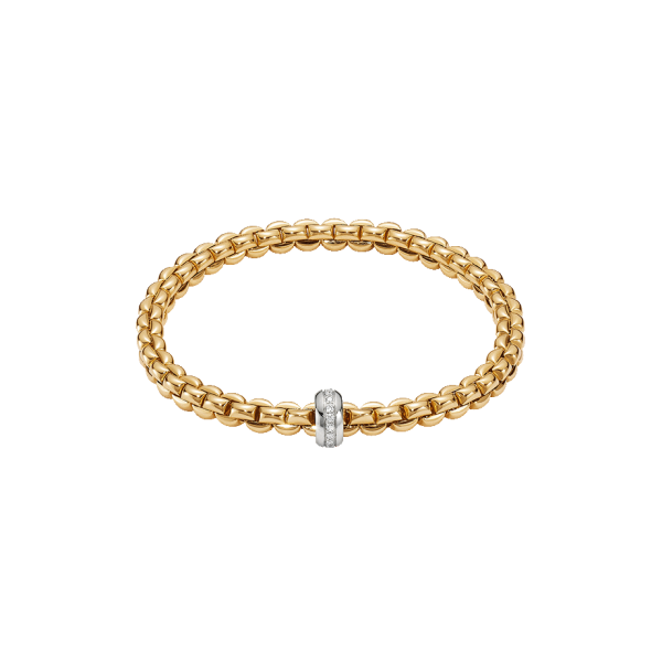 Fope Eka Flex it Gelbgold Armband mit Diamanten 72110BX_BB_Y_XBX