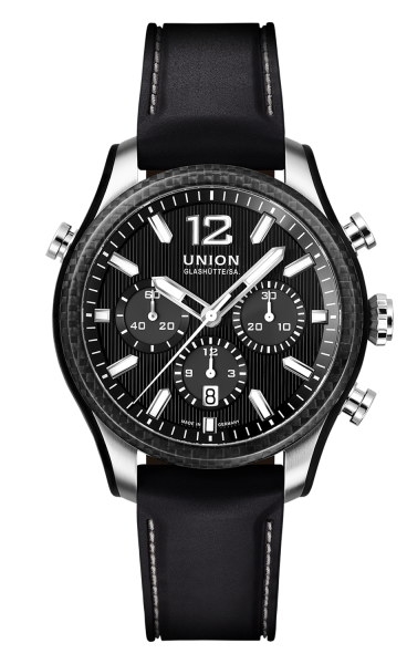 Union Glashütte Belisar Chronograph Sport D009.927.26.207.00 mit Kautschukband