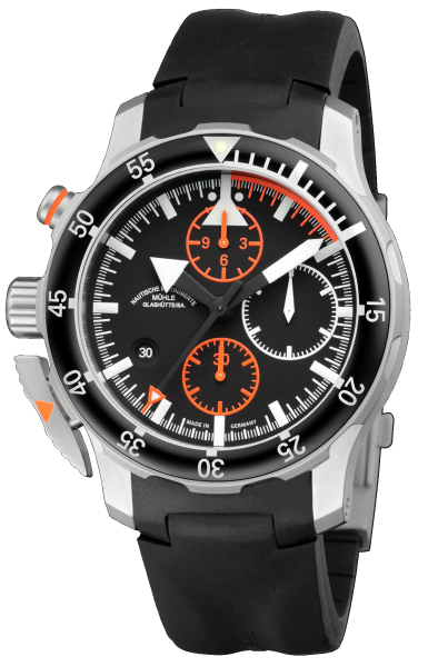 Mühle Glashütte S.A.R. Flieger-Chronograph M1-41-33-KB bei Juwelier Hungeling