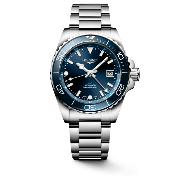 Longines HydroConquest GMT Automatic Ø 41 mm L3.790.4.96.6 bei Juwelier Hungeling