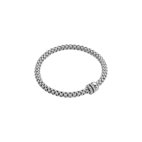 Fope Solo Flex it Weissgold Armband mit Pavébesatz 62506BX_PB_B_BBX