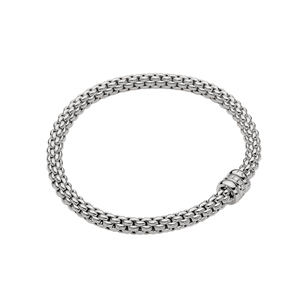 Fope Solo Flex it Weissgold Armband mit Diamanten 62106BX_BB_B_BBB