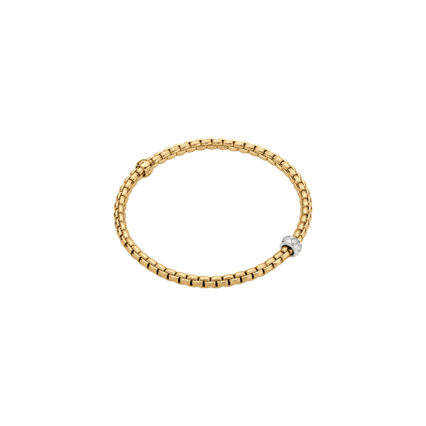 Fope Eka Flex it Gelbgold Armband mit Diamanten in Rautenfassung 73101BX_BB_Y_XBX