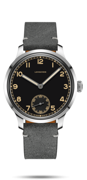 The Longines Heritage Military 1938 L2.826.4.53.2 bei Juwelier Hungeling