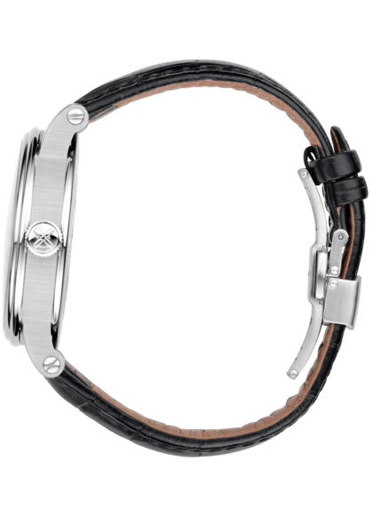 Mühle Glashütte Teutonia II Tag/Datum M1-33-65-LB Seitenansicht bei Juwelier Hungeling