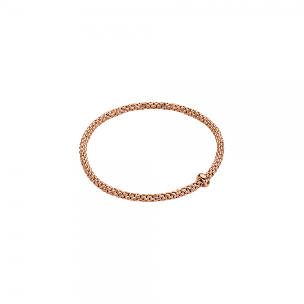 Fope Prima Flex it Roségold Armband mit schwarzem Diamant BR710 BBRN