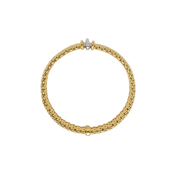 Fope Panorama Flex it Gelbgold Armband mit Diamanten 58704BX_BB
