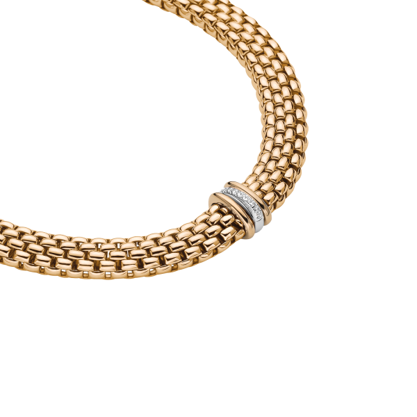 Fope Panorama Gelbgold Collier mit Diamanten 58712CX_BB_G_GBG_042