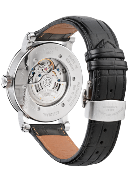 Mühle Glashütte Teutonia II Tag/Datum M1-33-65-LB Rückansicht bei Juwelier Hungeling