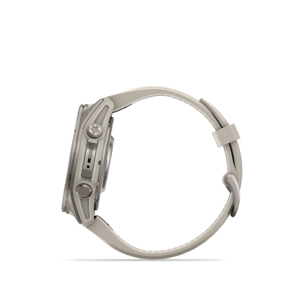 Garmin fēnix 9 - 43 mm Nebelgrau Titan 010-04761-01