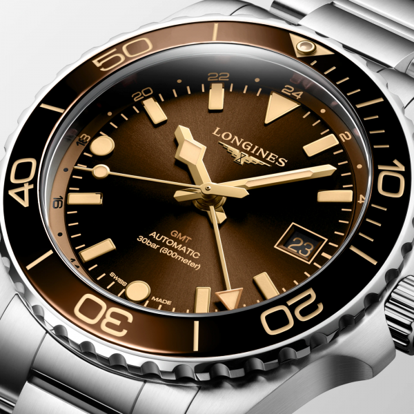HydroConquest GMT Automatic Ø 41 mm L3.790.4.66.6