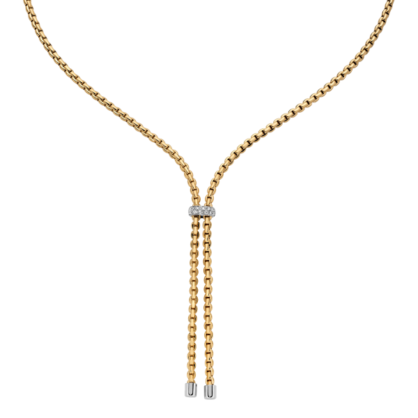 Fope Aria Gelbgold Halskette mit Diamanten 75501CX_BB_G_X4X_045 bei Juwelier Hungeling