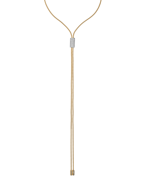 Fope Aria Gelbgold Slider Halskette mit Diamant-Pavé 89503CX_BB_B_BBX_090 bei Juwelier Hungeling