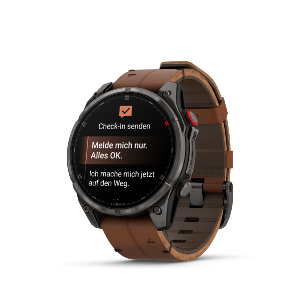 Garmin fēnix 8 Pro - 47 mm AMOLED Sapphire Schwarz/CarbongrauTitan DLC 010-03198-40