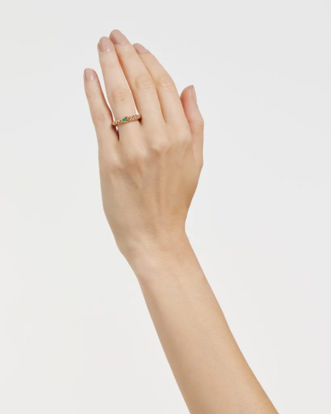 Fope Souls Flex it Roségold Ring mit Smaragd 09E08AX_B6_R_XRX