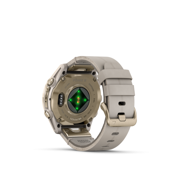 Garmin fēnix 8 - 43 mm AMOLED Sapphire Nebelgrau/Softgold 010-02903-40