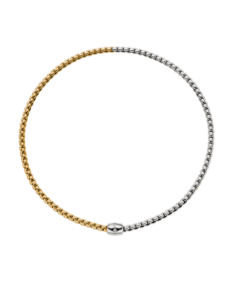 Fope Eka Flex it Bicolor Halskette mit Diamant 07F01C2_BB_2_XBX