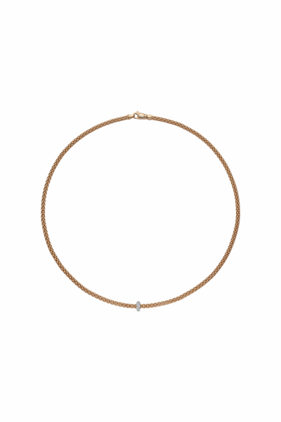 Fope Prima Roségold Collier mit Diamanten 74508CX_BB