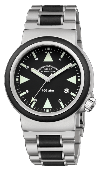 Mühle Glashütte S.A.R. Rescue-Timer M1-41-03-MB bei Juwelier Hungeling