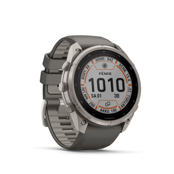 Garmin fēnix 9 Pro - inReach, Solar, 51 mm Titan 010-04339-01 bei Juwelier Hungeling
