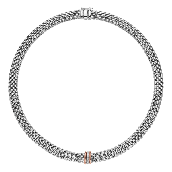 Fope Panorama Weissgold Collier mit Diamanten 587C BBR bei Juwelier Hungeling