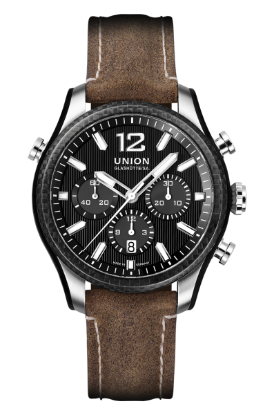 Union Glashütte Belisar Chronograph Sport D009.927.26.207.00 mit Lederband