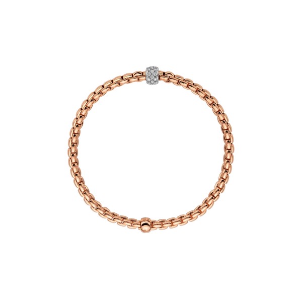 Fope Eka Tiny Flex it Roségold Armband mit Diamanten 73301BX_PB