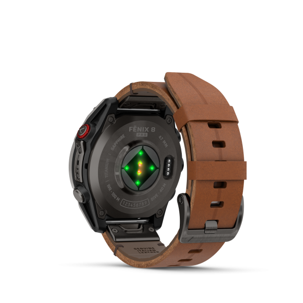 Garmin fēnix 8 Pro - 47 mm AMOLED Sapphire Schwarz/CarbongrauTitan DLC 010-03198-40