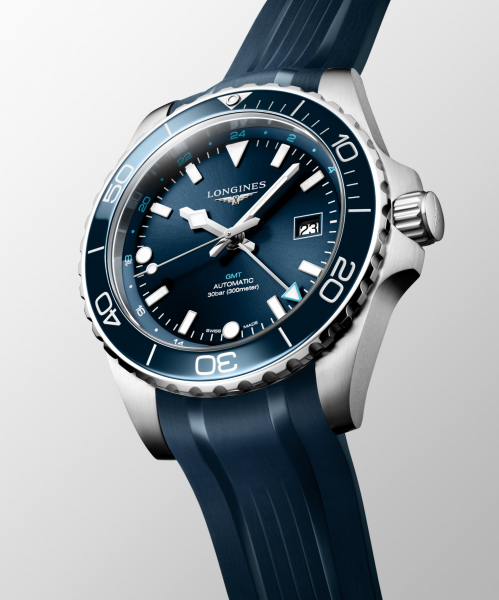 HydroConquest GMT Automatic Ø 43 mm L3.890.4.96.9