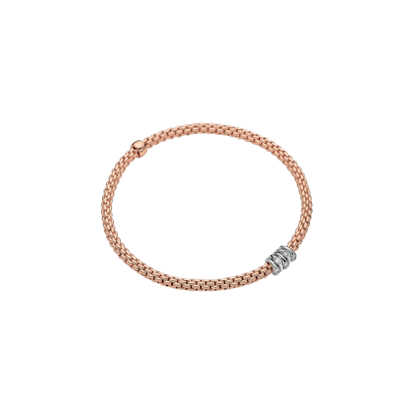 Fope Prima Flex it Roségold Armband mit Diamanten 74608BX_BB