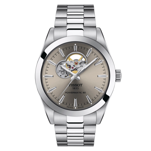 Tissot Gentleman Powermatic 80 Open Heart T127.407.11.081.00 bei Juwelier Hungeling