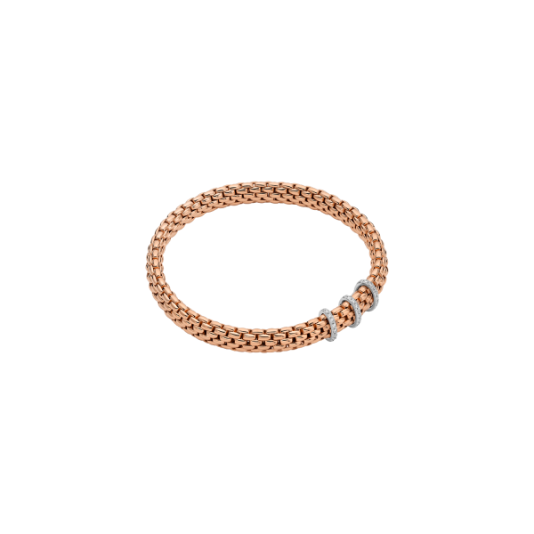 Fope Vendôme Flex it Rosegold Armband mit Diamant-Pavé 59202BX_PB