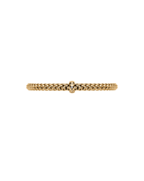 Fope Solo Flex'it Gelbgold Armband mit weissem Brillant 01M06BX_BB